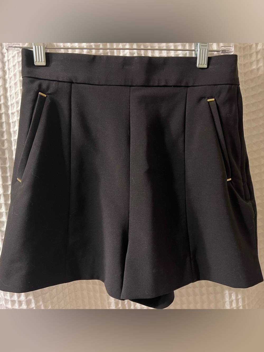 H&M Black Shorts with Gold Trim